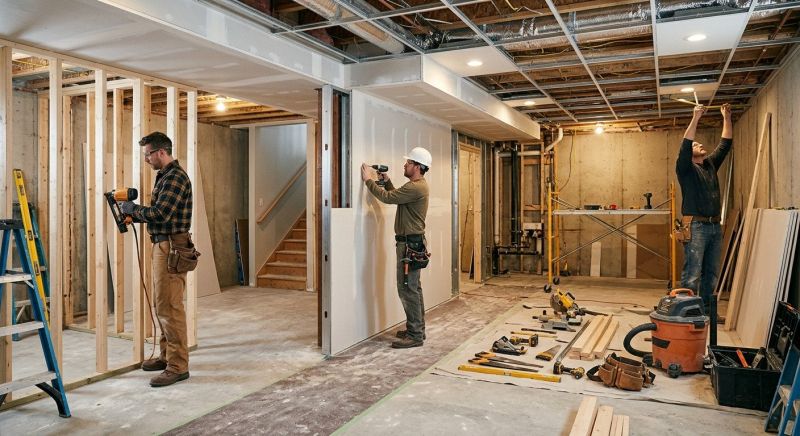 Basement Conversion in Alpharetta, GA