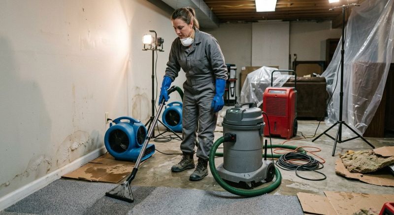 Flooded Basement Cleanup in Mesa, AZ