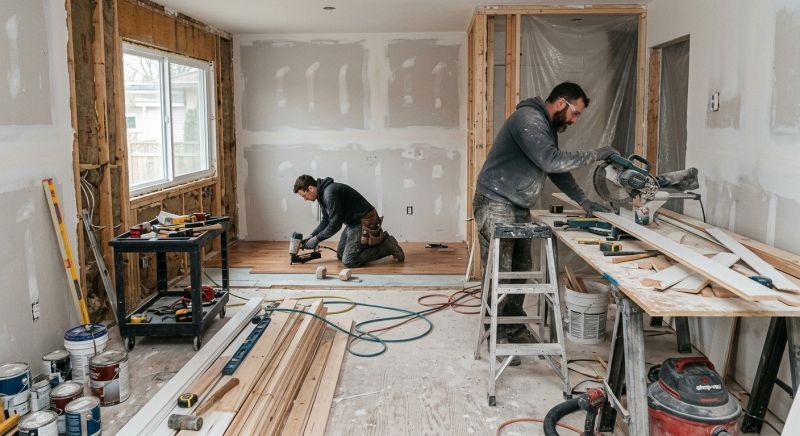 Living Room Remodeling in Conroe, TX