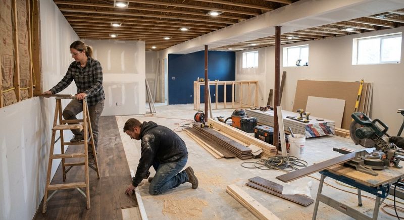 Rec Room Renovation in Alpharetta, GA