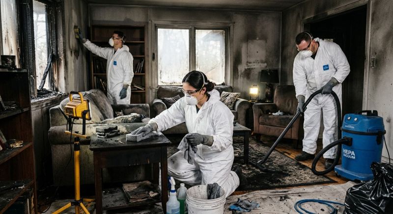 Soot Damage Cleanup in Mesa, AZ